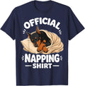 Cute Doberman Owner Mom Dad Doberman Pinscher T-Shirt - Navy Blue