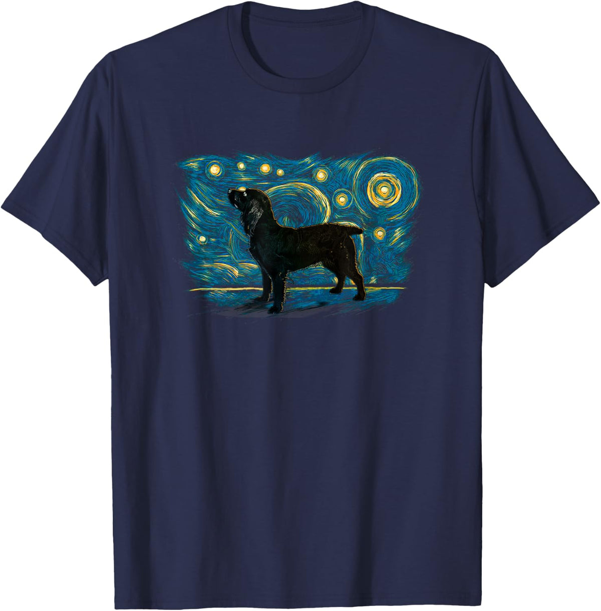 Retro Vintage Style Boykin Spaniel T-Shirt - Navy Blue
