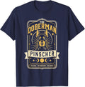 Doberman Owner Mom Dad Doberman Pinscher Lover T-Shirt - Navy Blue