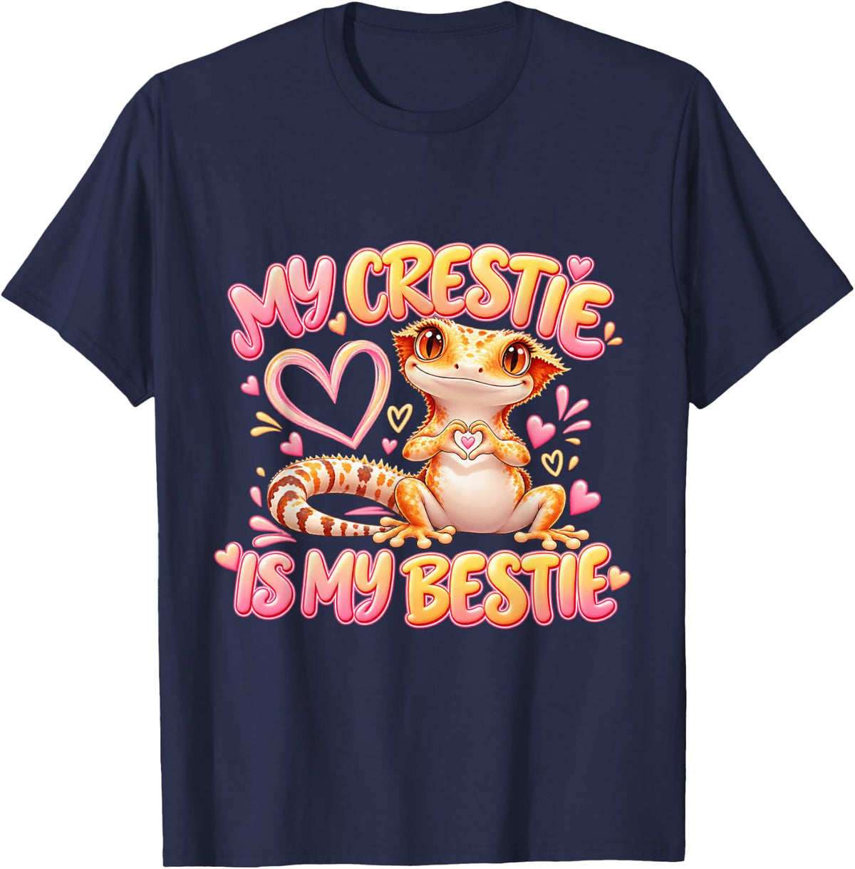 My Crestie is My Bestie T-Shirt - Navy Blue