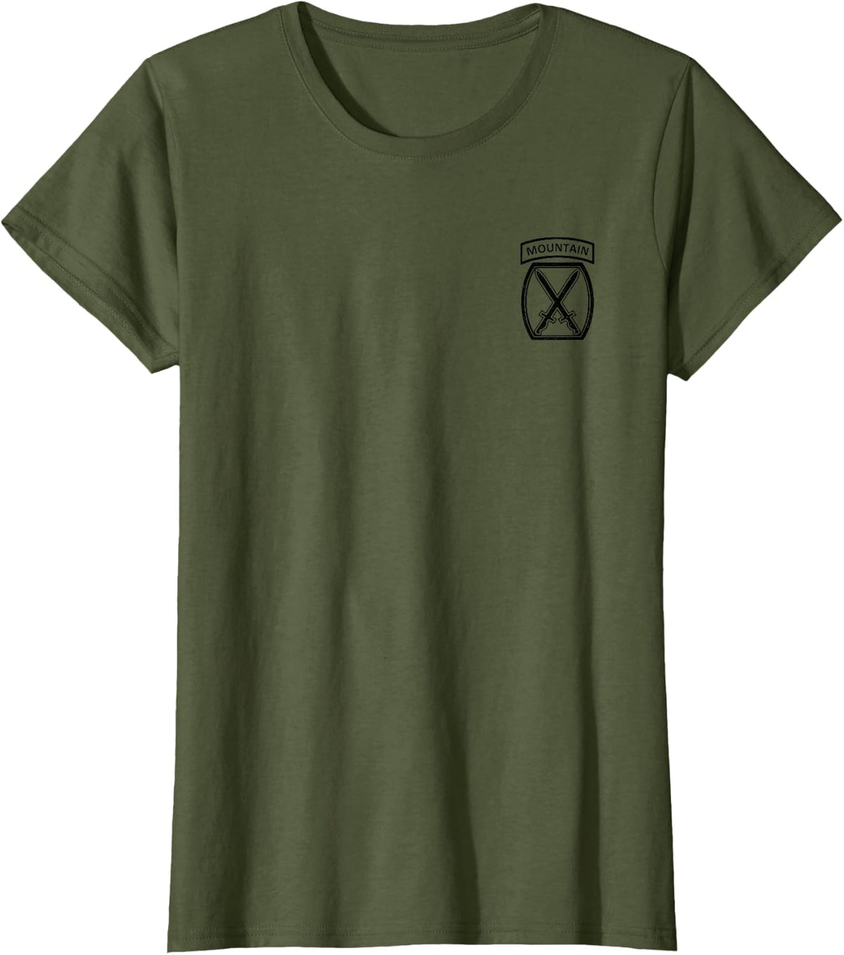 10TH MOUNTAIN DIVISION T-Shirt - Olive Green