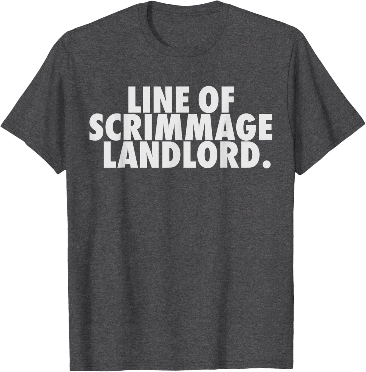 Offensive Line Shirt Lineman Christmas Gift Funny Football T-Shirt - Dark Heather Grey