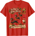 Doberman Pinscher Dog Christmas Arctic Brigade T-Shirt - Red