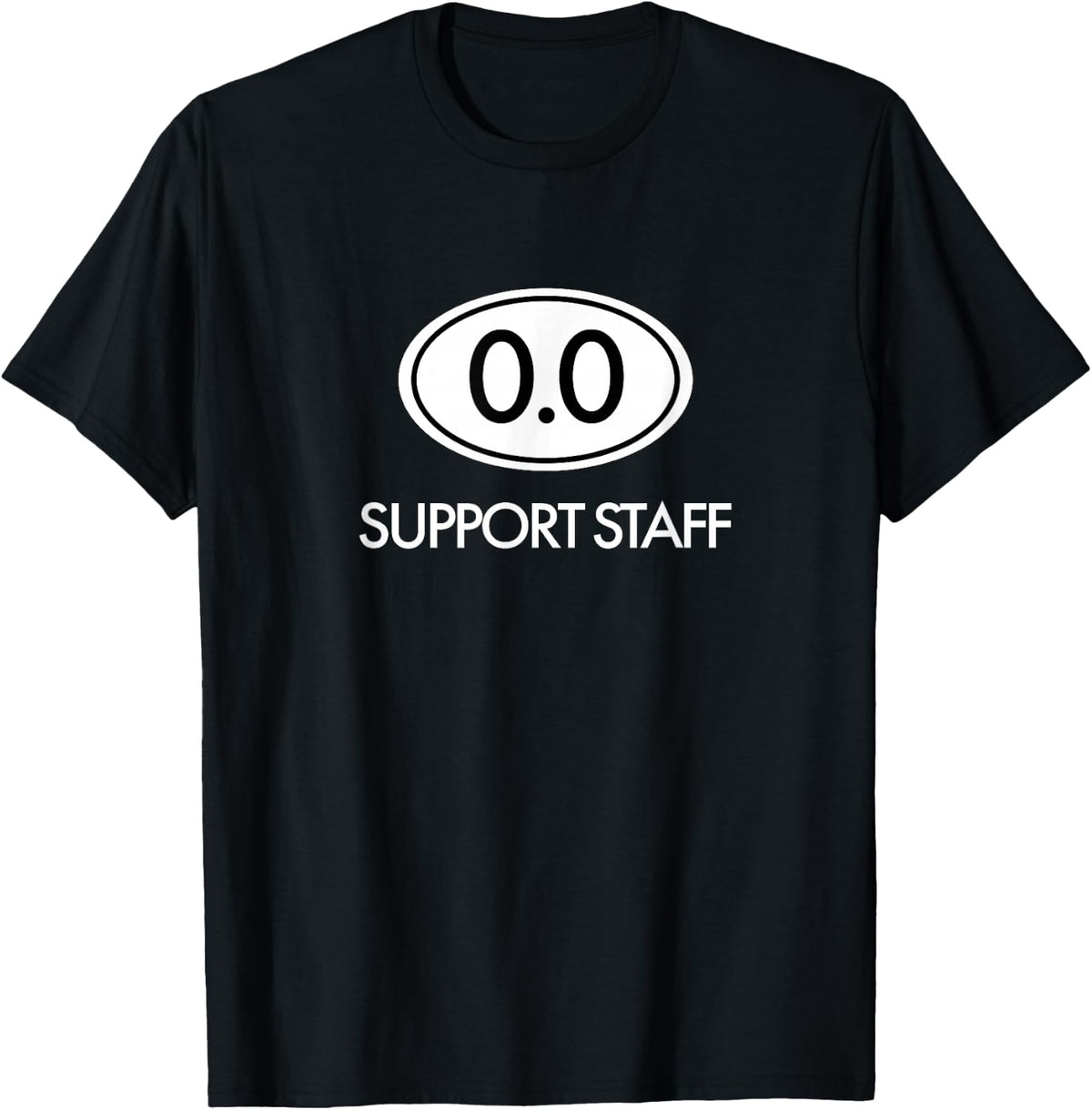 Marathon Support Staff 0.0 Circle T Shirt T-Shirt - Black