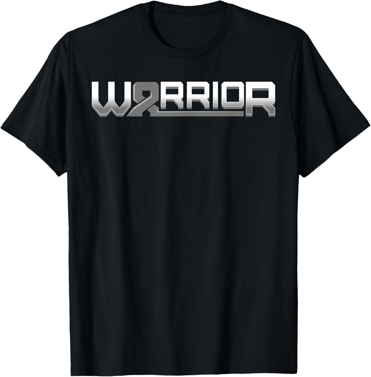 Parkinsons Warrior Degenerative Disorder Gray Dementia Gift T-Shirt - Black