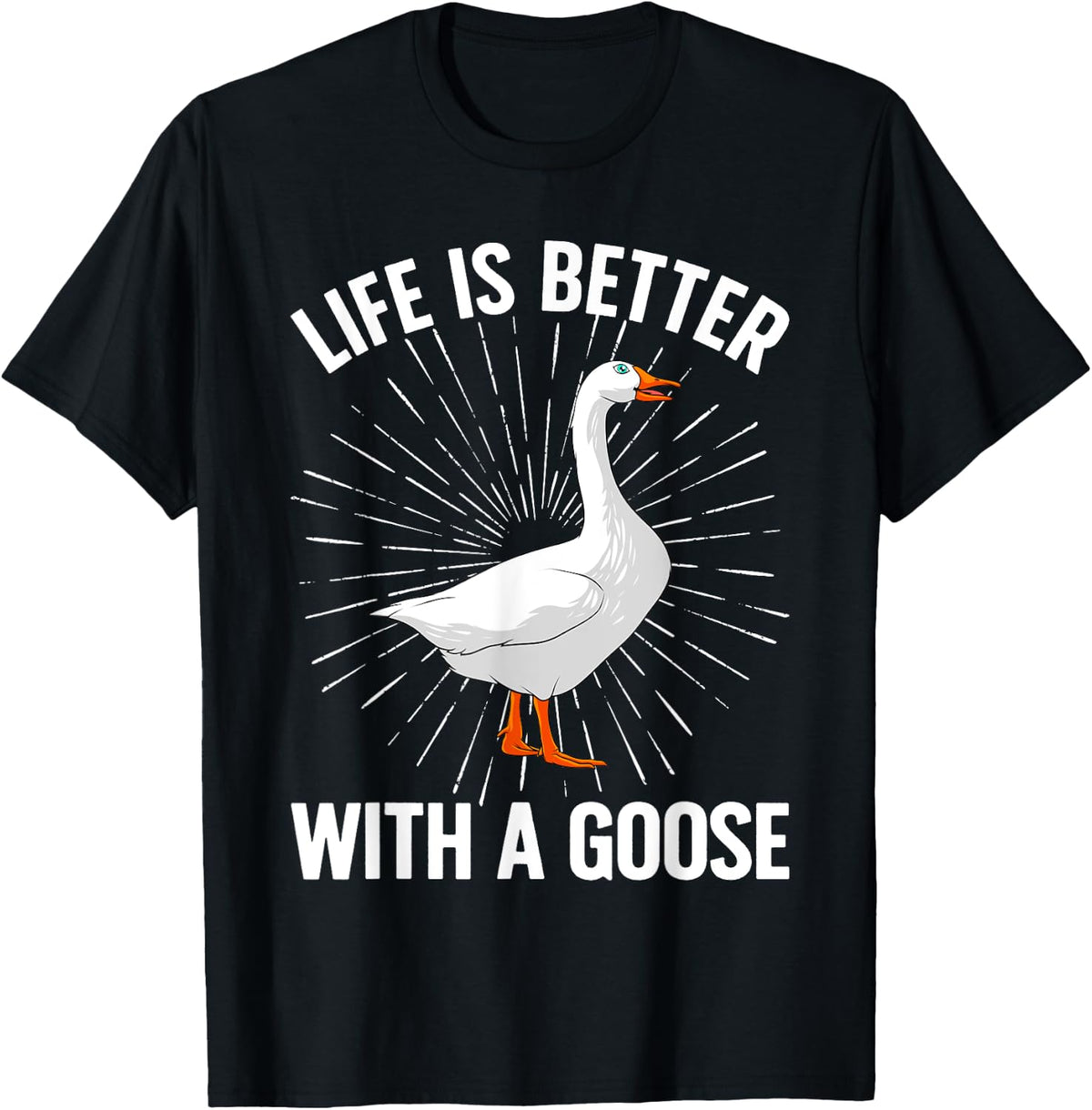Cool Goose For Men Women Whisperer Hunter Canadian Geese T-Shirt - Black