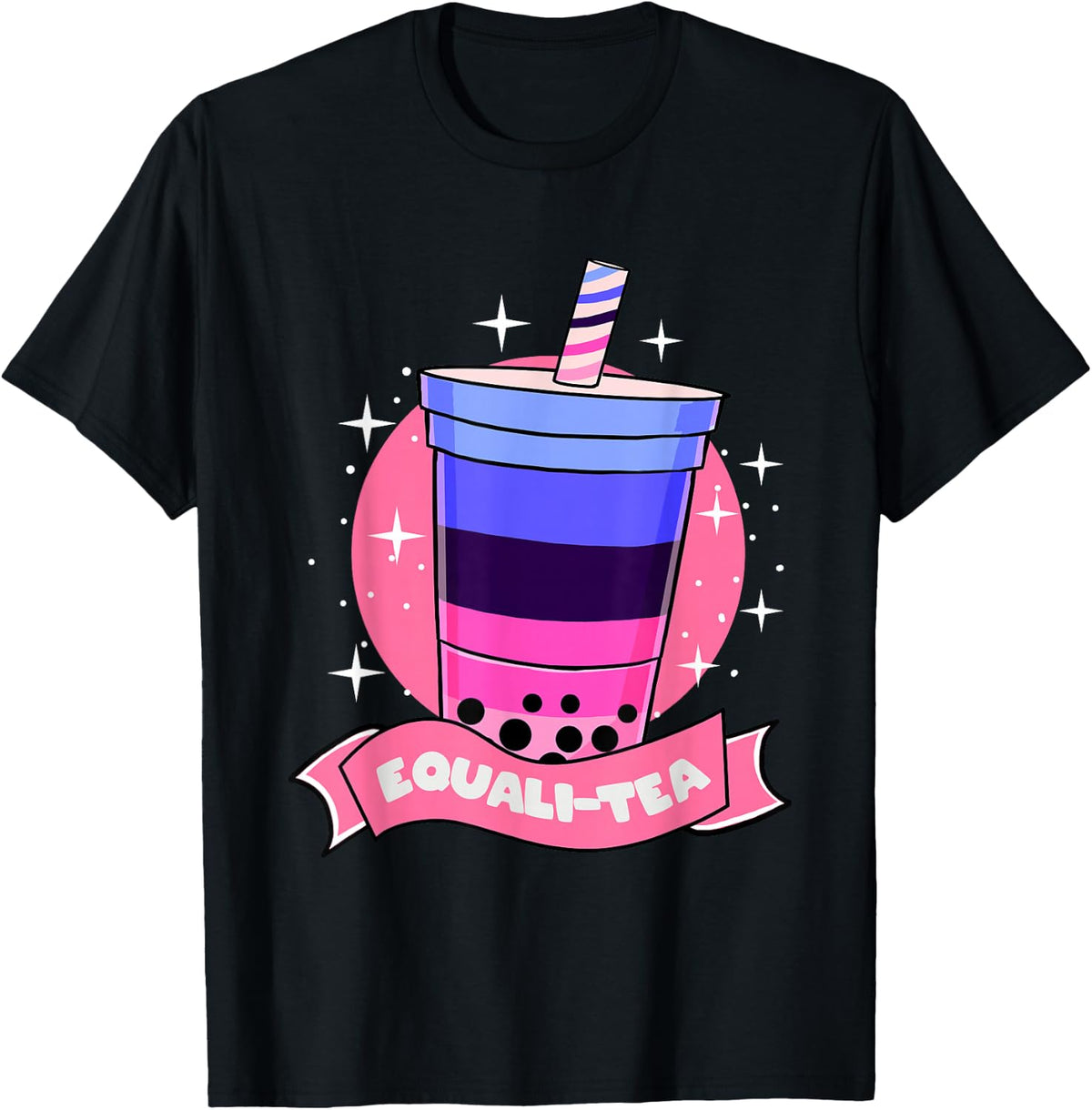 Omnisexual Equalitea Omnisexual Pride T-Shirt - Black