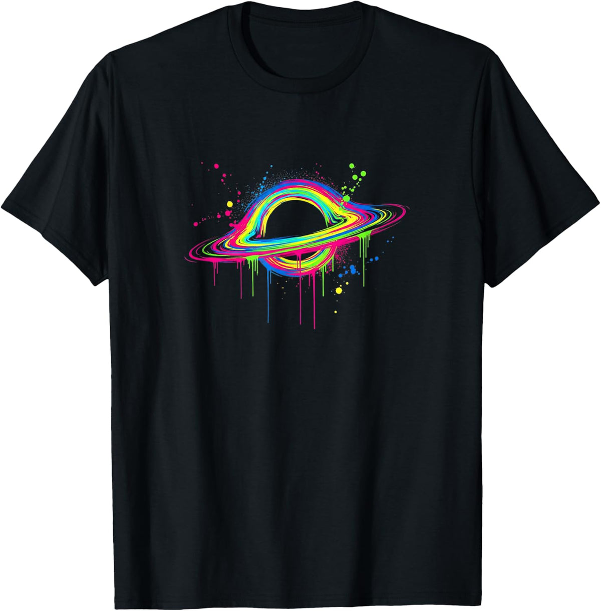 Black Hole Physics Matter Universe Dark Astrophysicist T-Shirt - Black