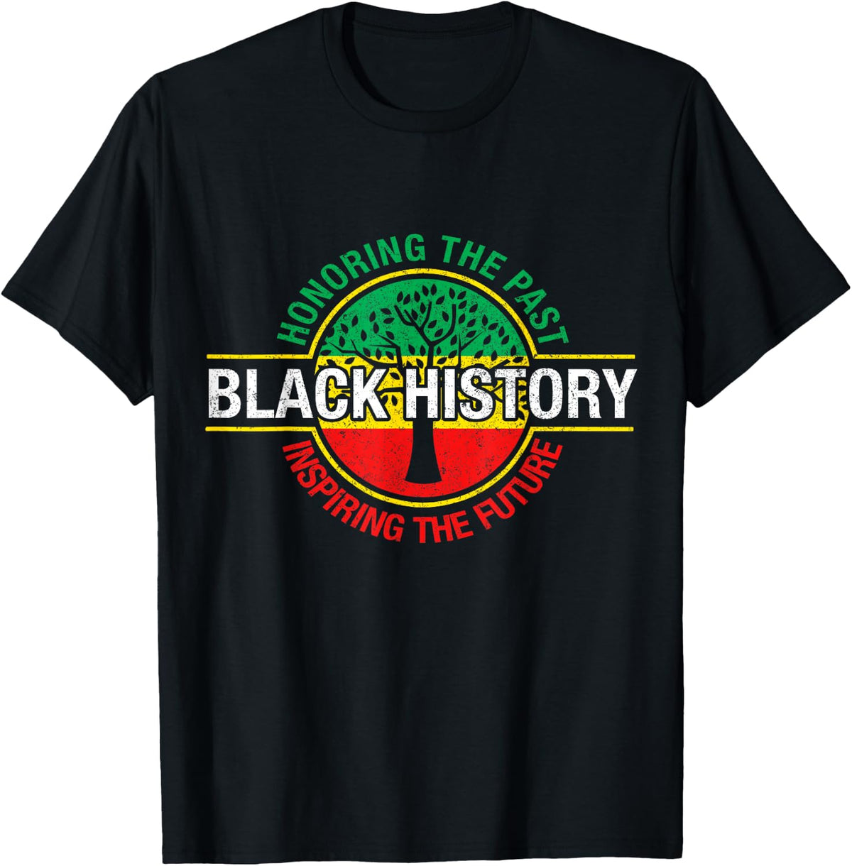 Black History Month Proud African American Black Pride T-Shirt - Black
