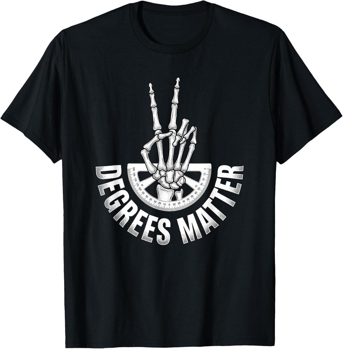 Certified Hand Therapist Degrees Matter T-Shirt - Black