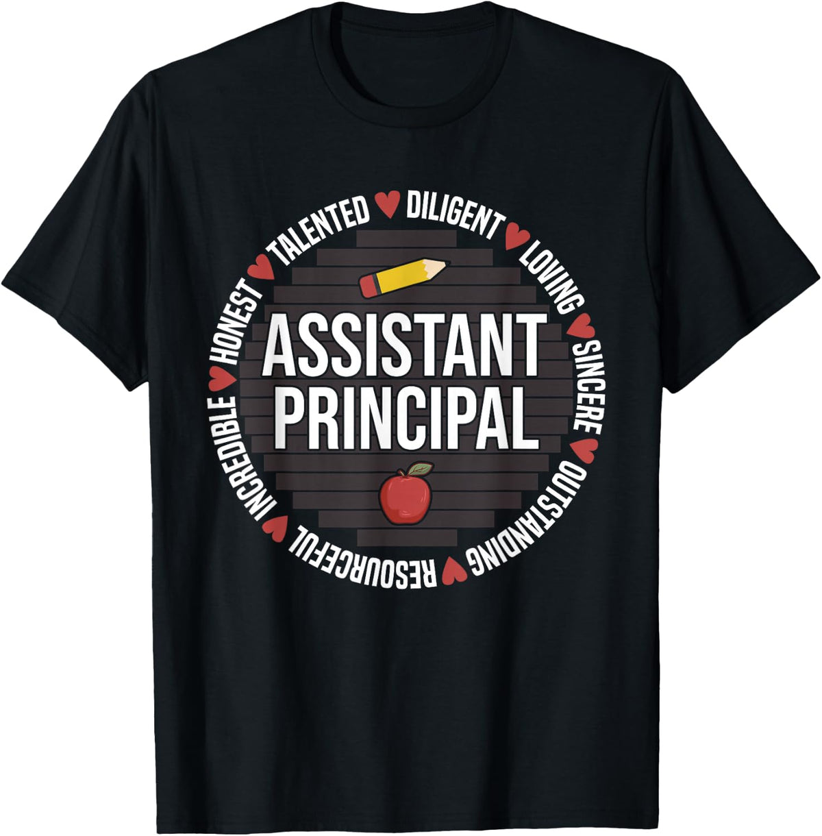 Assistant Principal T-Shirt - Black