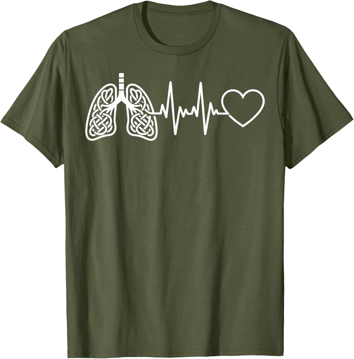 Respiratory Therapy RT Therapist Medical Appreciation T-Shirt - Olive Green
