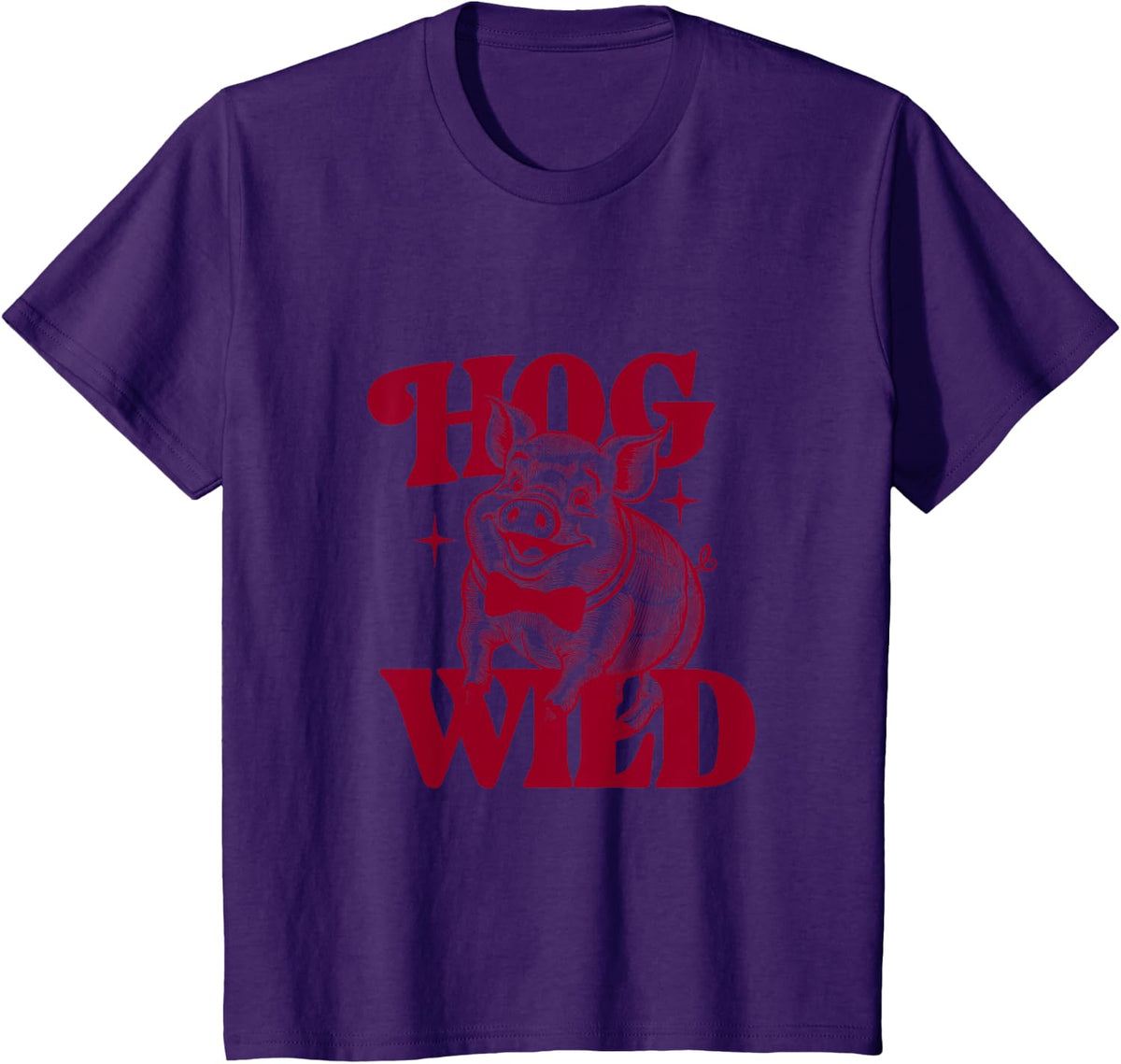 Sarcastic Pig T-Shirt - Purple