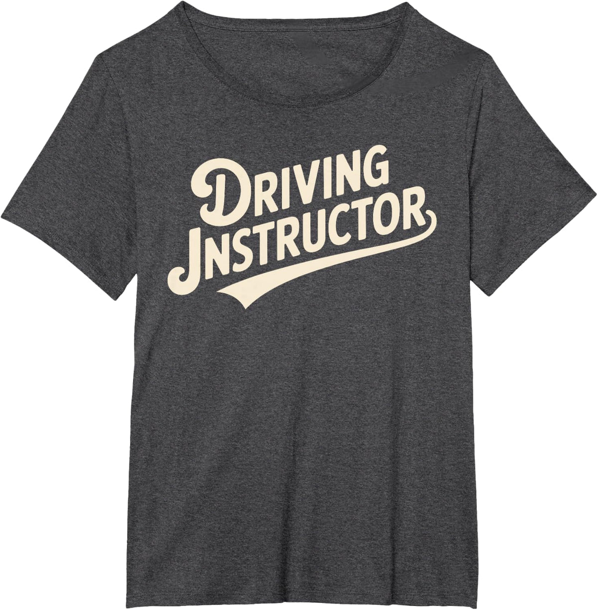 Driving Instructor Design for Men Women Kids Driving Lesson T-Shirt - Dark Heather Grey