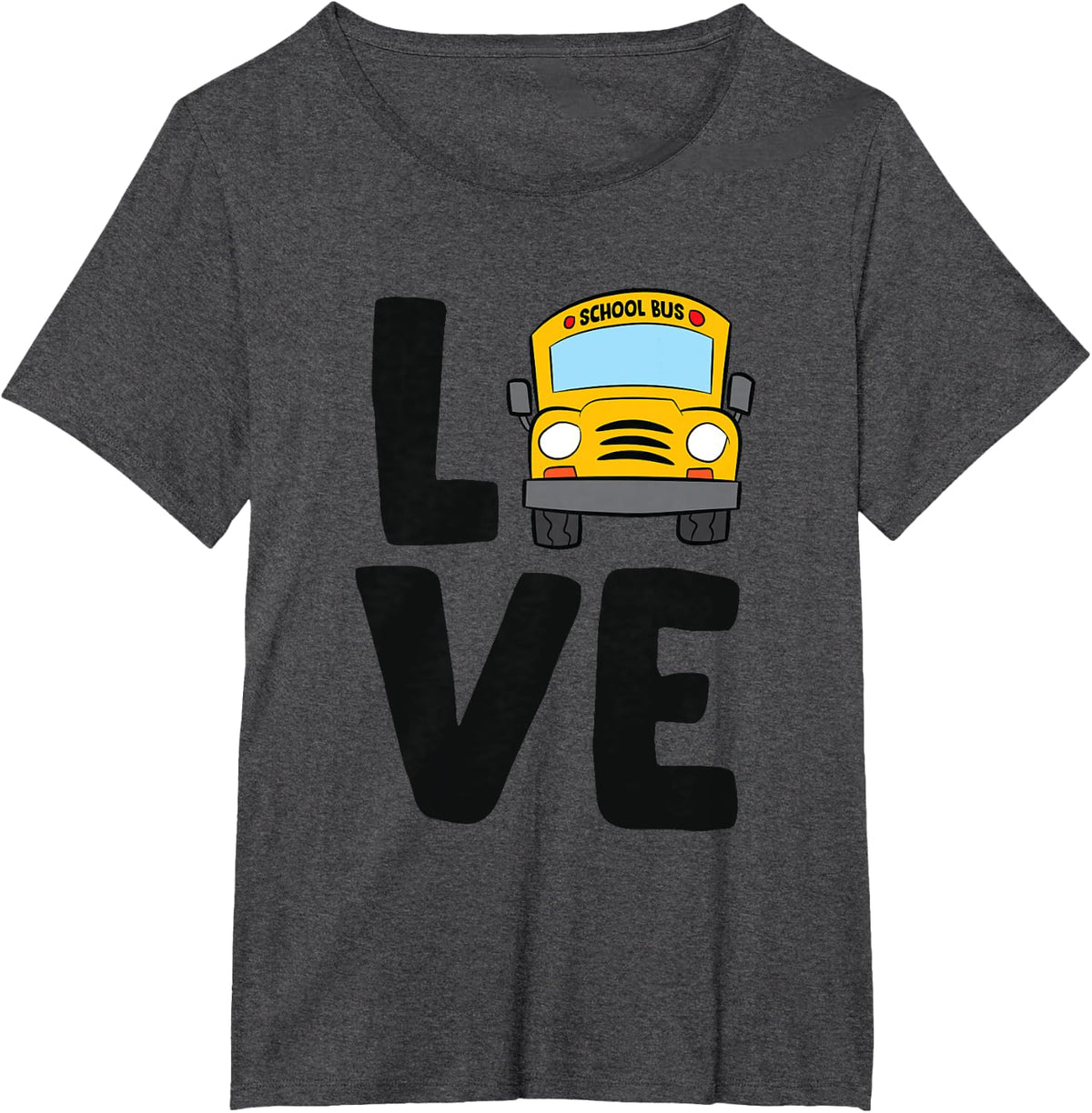 School Bus Driver Schoolbus Busdriver T-Shirt - Dark Heather Grey