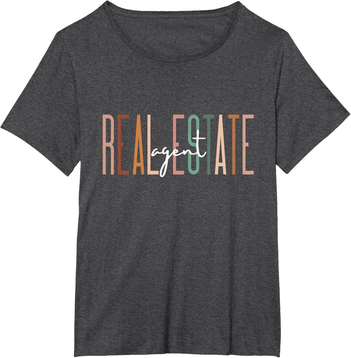 Real Estate Agent Investor Home Broker Tees T-Shirt for Realtors Men Women - Dark Heather Grey