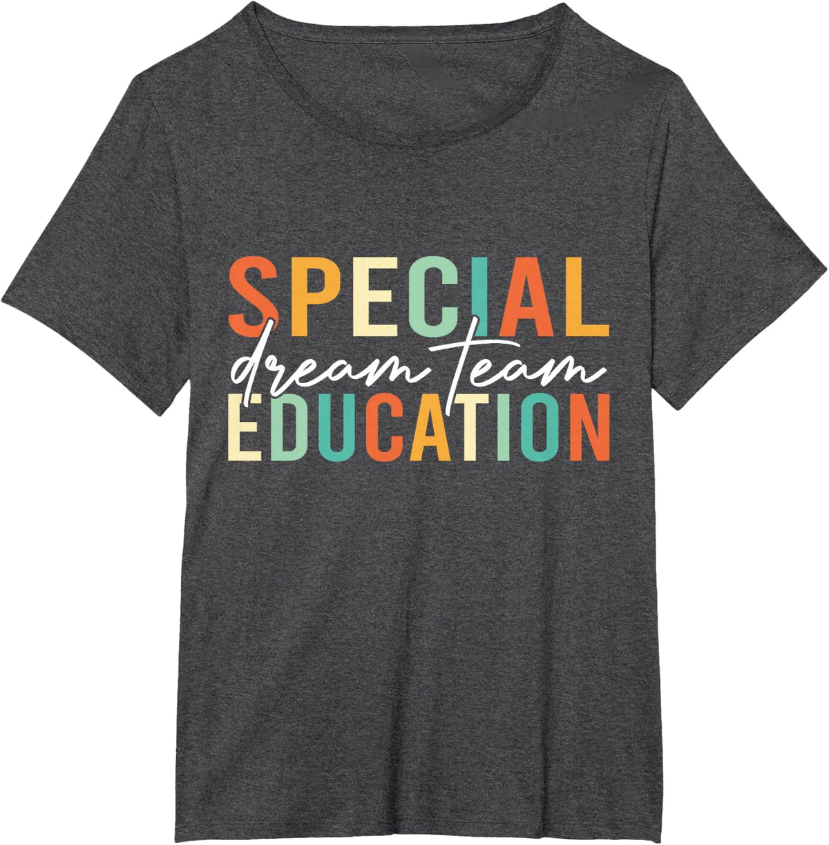 Special Education Squad Teacher Back To School T-Shirt - Dark Heather Grey