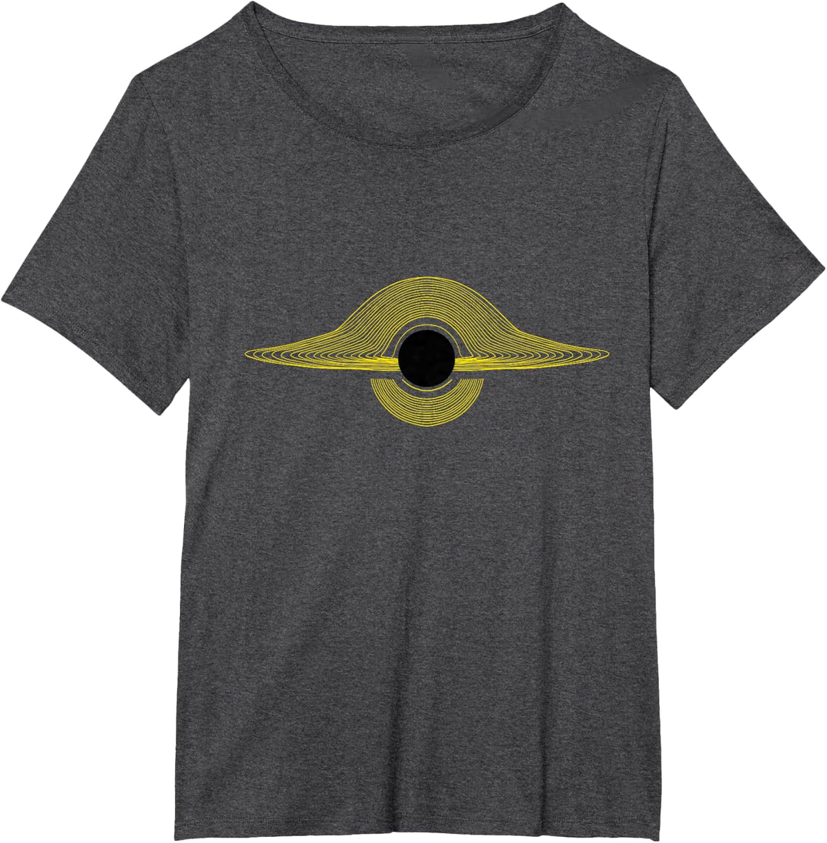 Black Hole Singularity Black Hole Gravity Well T-Shirt - Dark Heather Grey