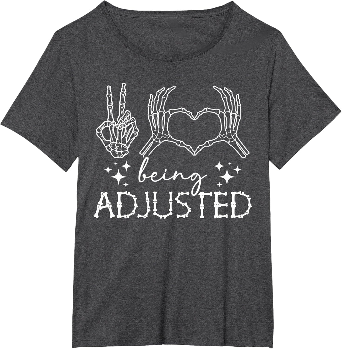 Being Adjusted Chiropractor Chiropractic Chiropractor T-Shirt - Dark Heather Grey
