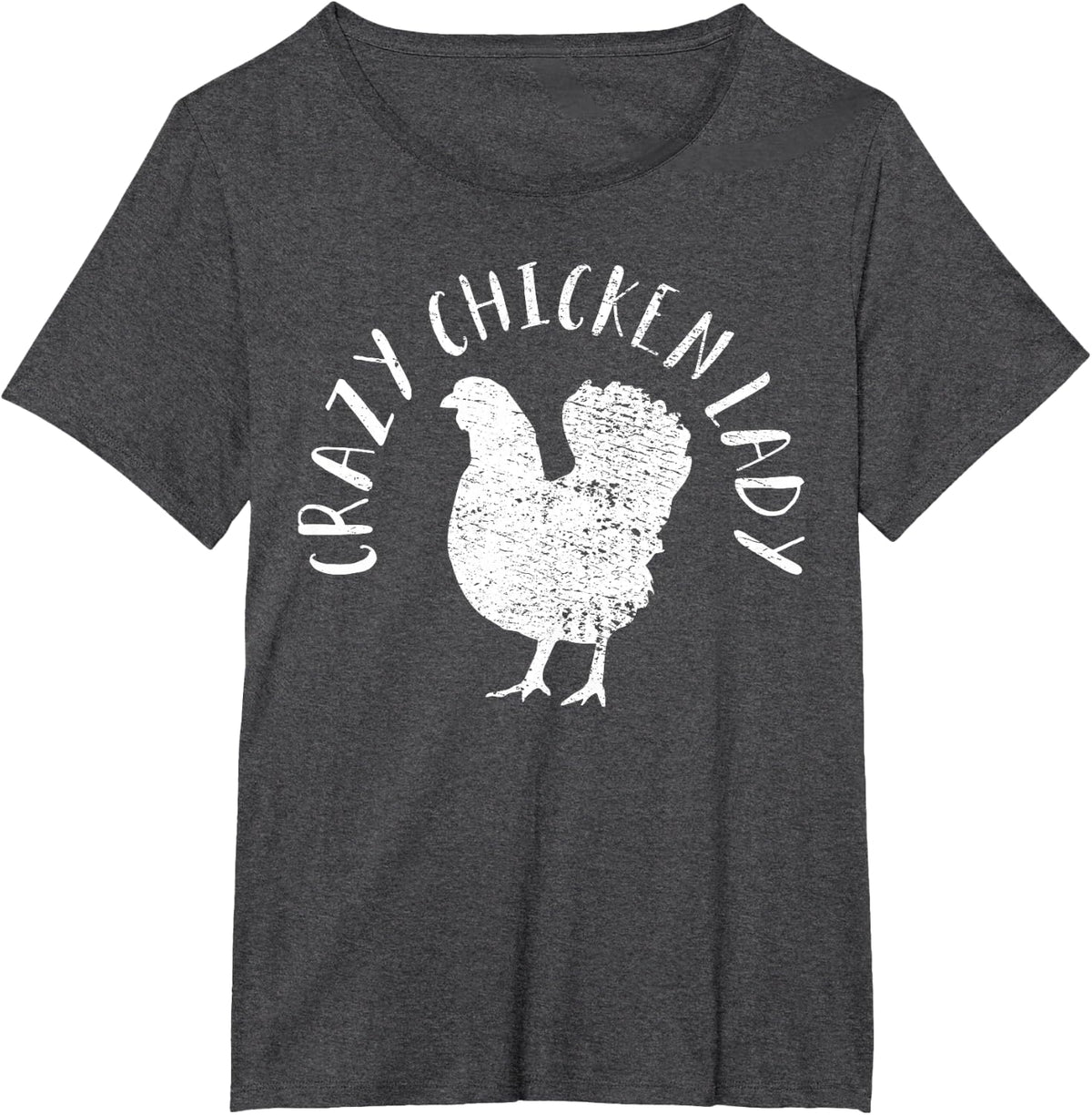 Chicken Farmer Eggs Lady Vintage T-Shirt - Dark Heather Grey