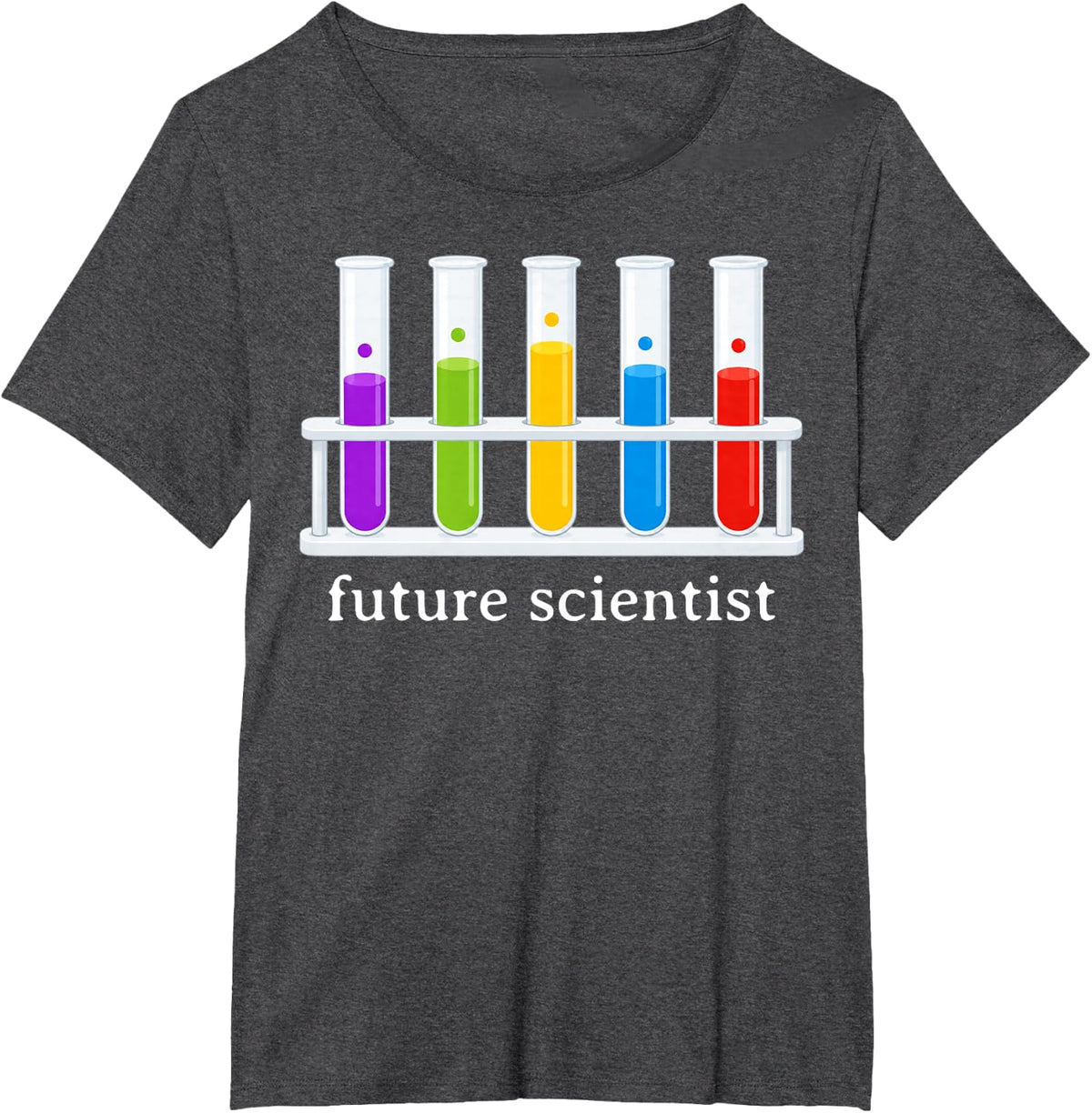 Future Scientist STEM Science Student Physics Chemistry T-Shirt - Dark Heather Grey