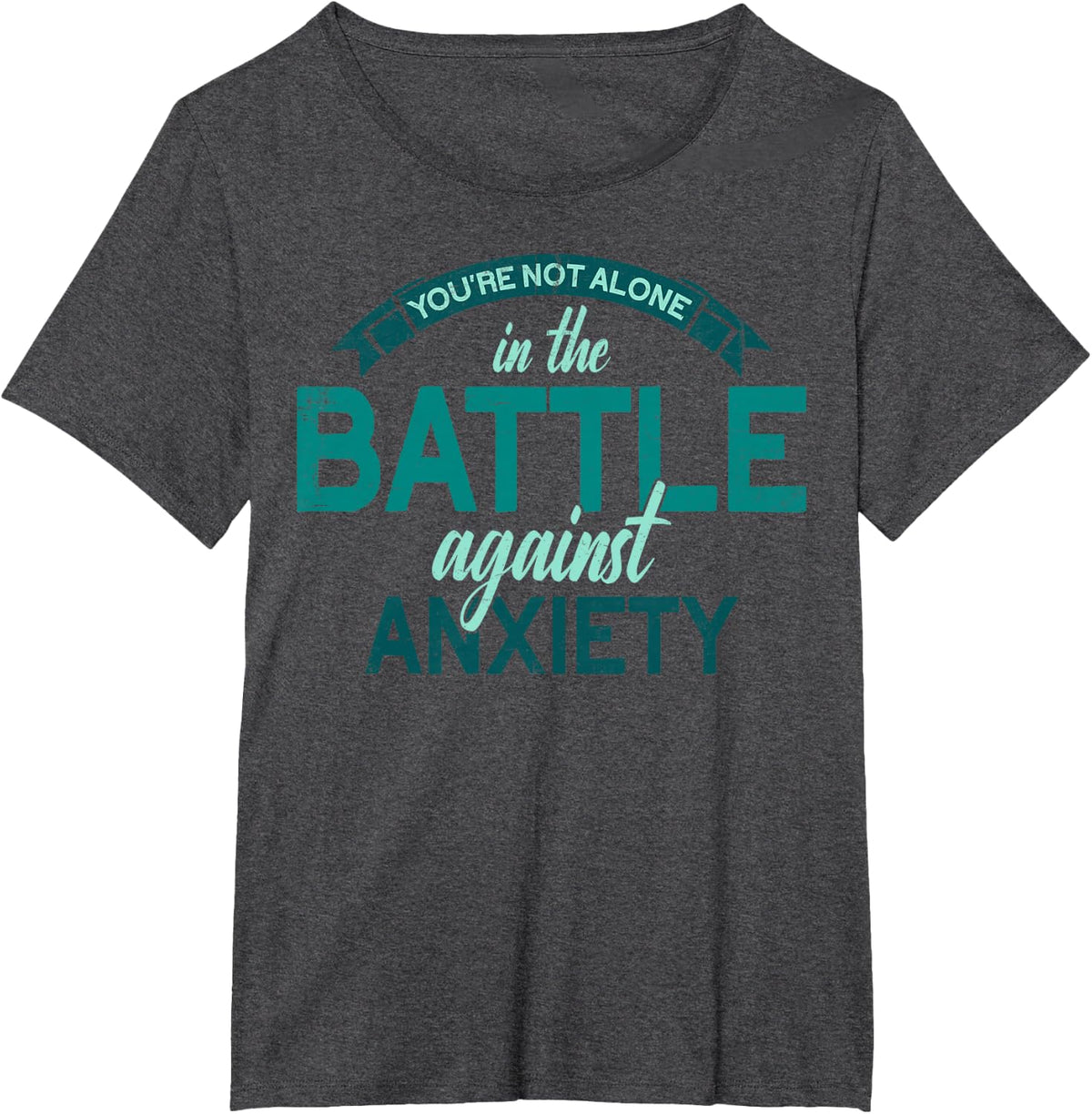 Embrace Your Calm Anxiety Disorder Awareness Design T-Shirt - Dark Heather Grey