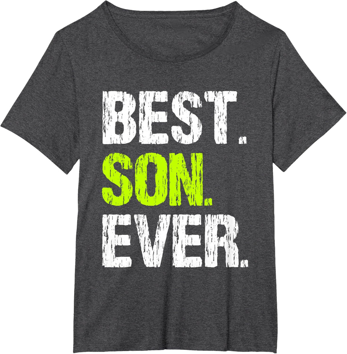 Best Son Ever Cool Family Funny T-Shirt - Dark Heather Grey