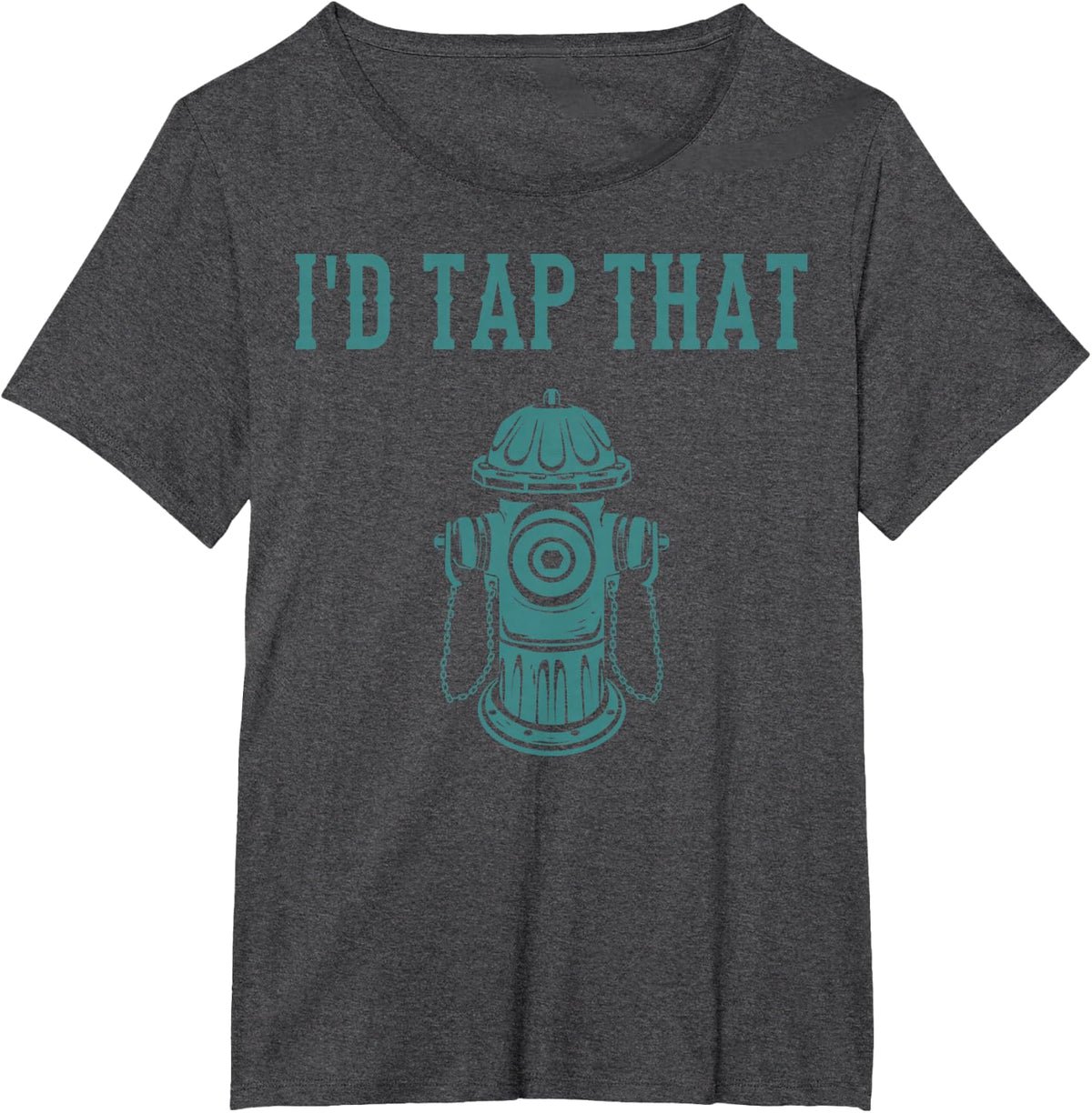 Funny Firefighter Novelty Gift Men Women Volunteer Firemen T-Shirt - Dark Heather Grey