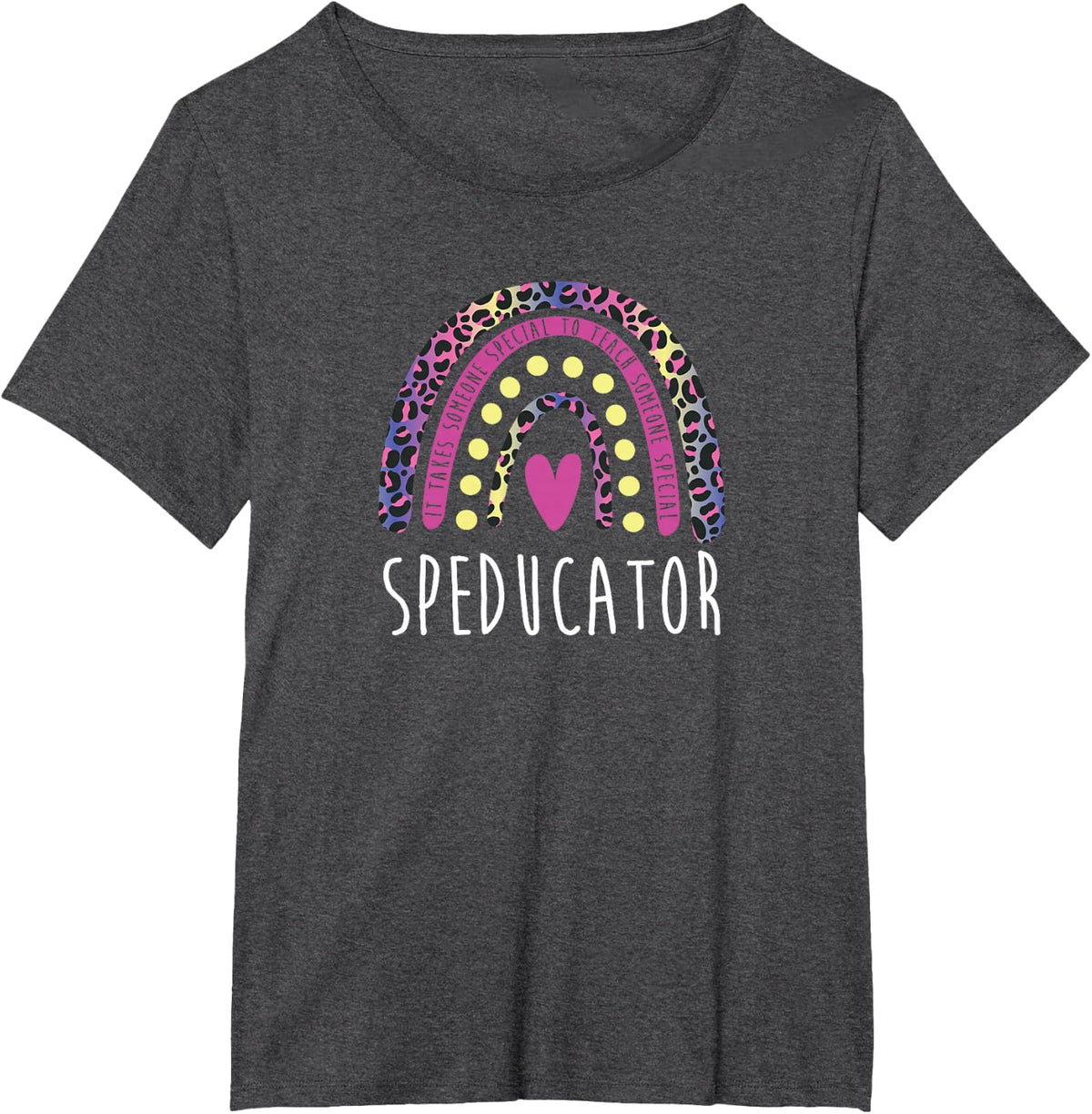 Speducator - SPED Special Education Teacher T-Shirt - Dark Heather Grey