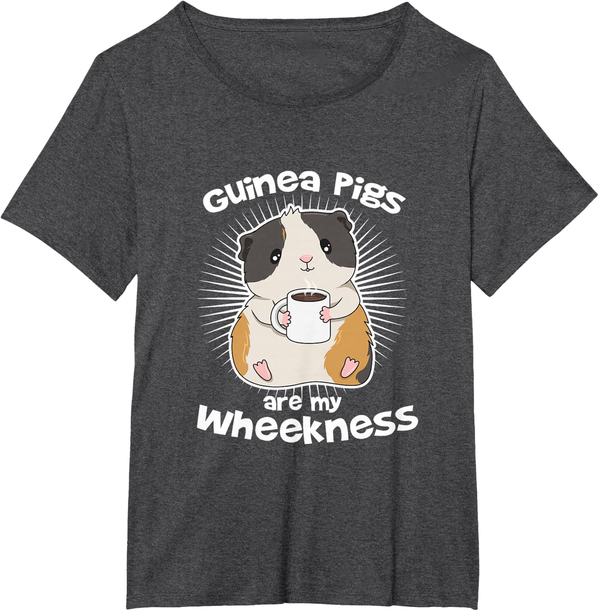 Guinea Pig Quote for a Fluff Lover T-Shirt - Dark Heather Grey