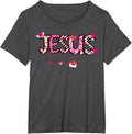 Jesus Is My Valentine Christian Valentines Day Bible T-Shirt - Dark Heather Grey