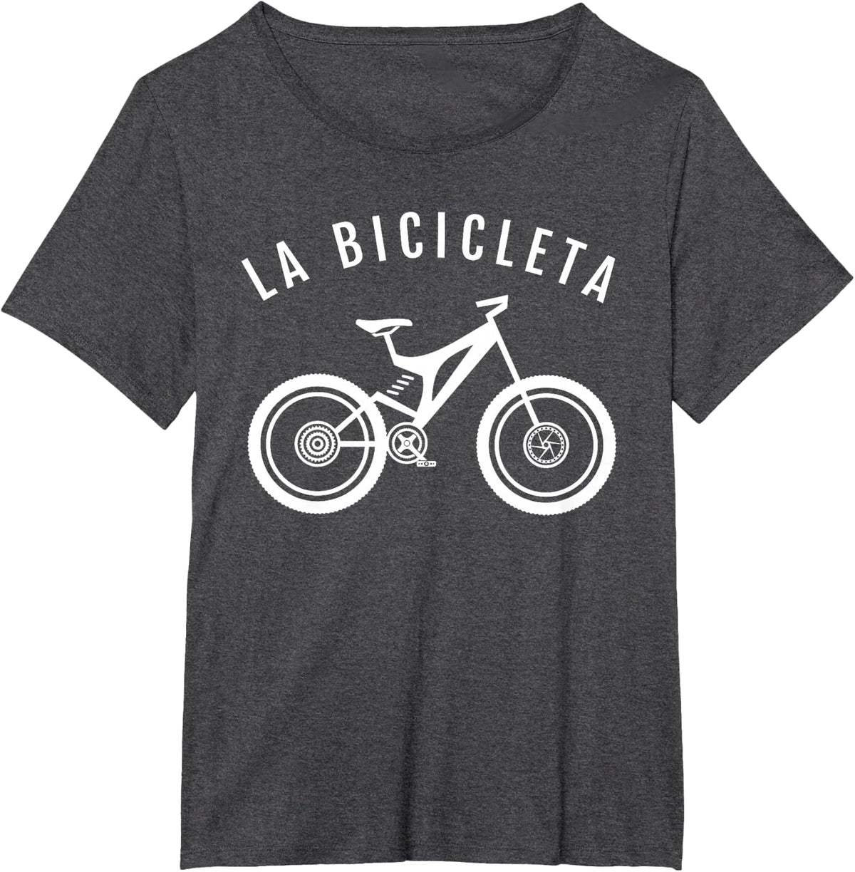 La Bicicleta Gift Spanish Bicycle Shirt T-Shirt - Dark Heather Grey
