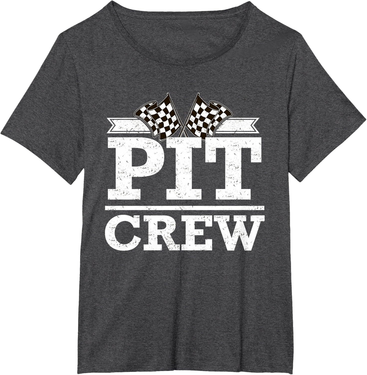 Pit Crew Raing design, Racing design, Race Car gift T-Shirt - Dark Heather Grey