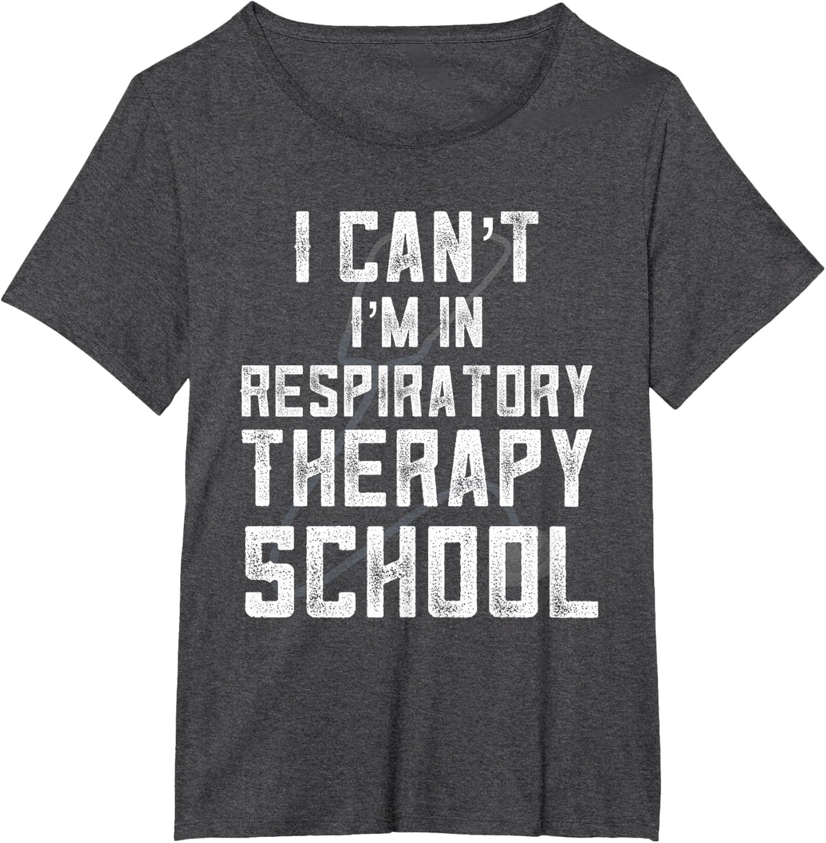 Respiratory Therapist Student Respiratory Therapy School T-Shirt - Dark Heather Grey