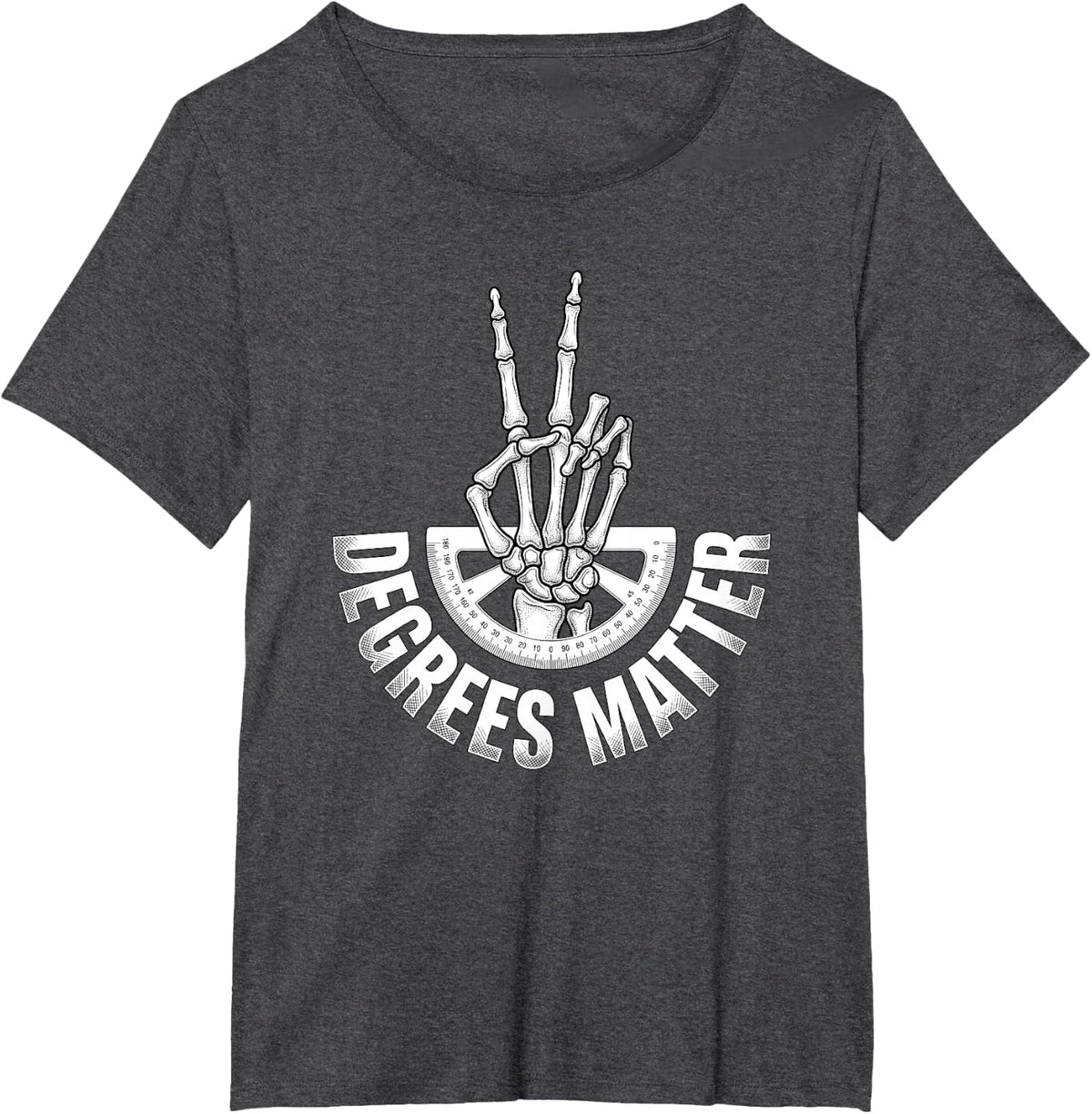 Certified Hand Therapist Degrees Matter T-Shirt - Dark Heather Grey
