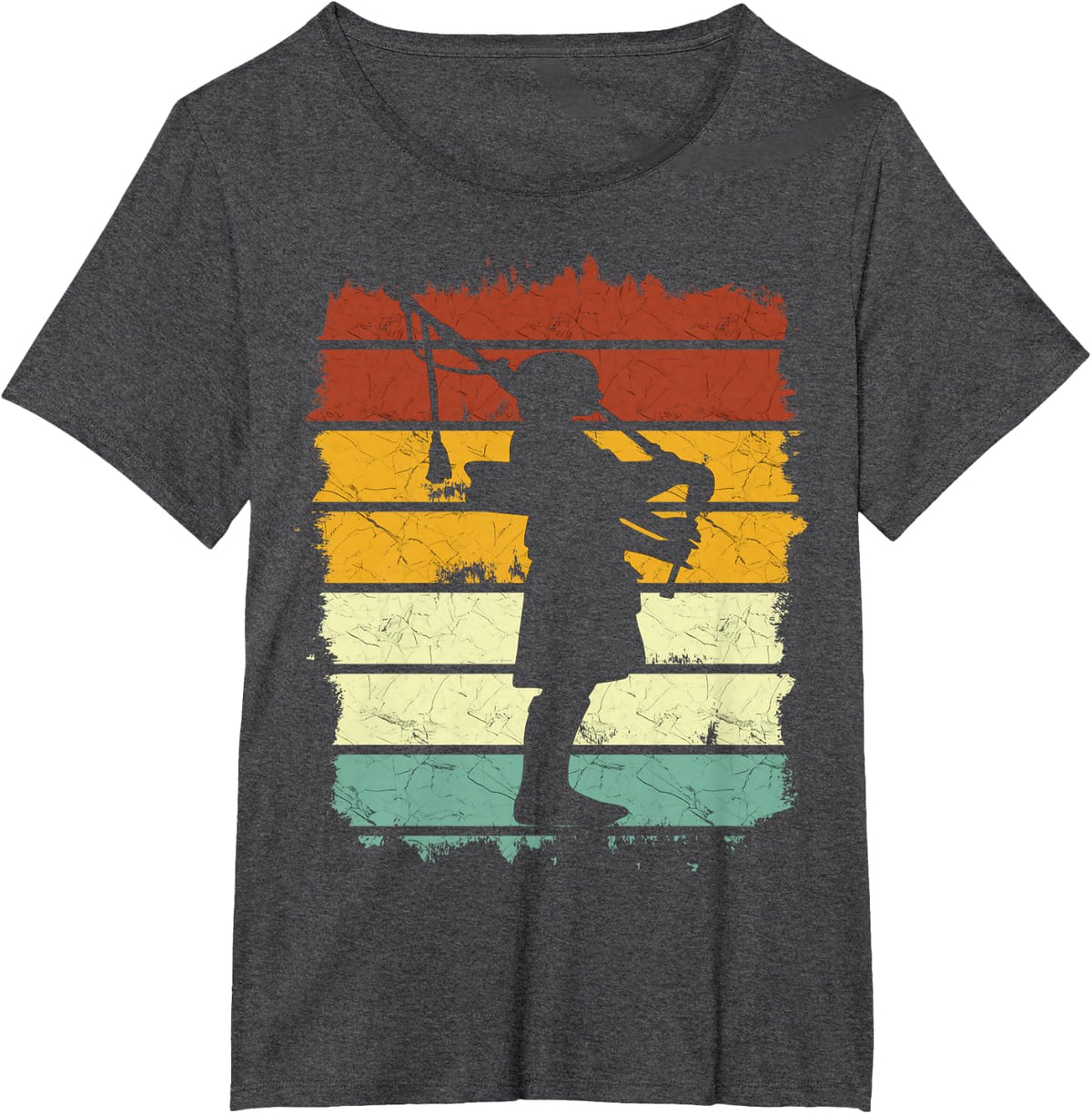 Bagpiper Bagpiping Kilt Scottish Blow Bagpipe T-Shirt - Dark Heather Grey