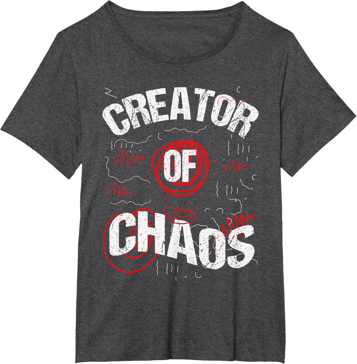 Chaos Coordinator Creator Busy Dad or Mom Child Creates T-Shirt - Dark Heather Grey