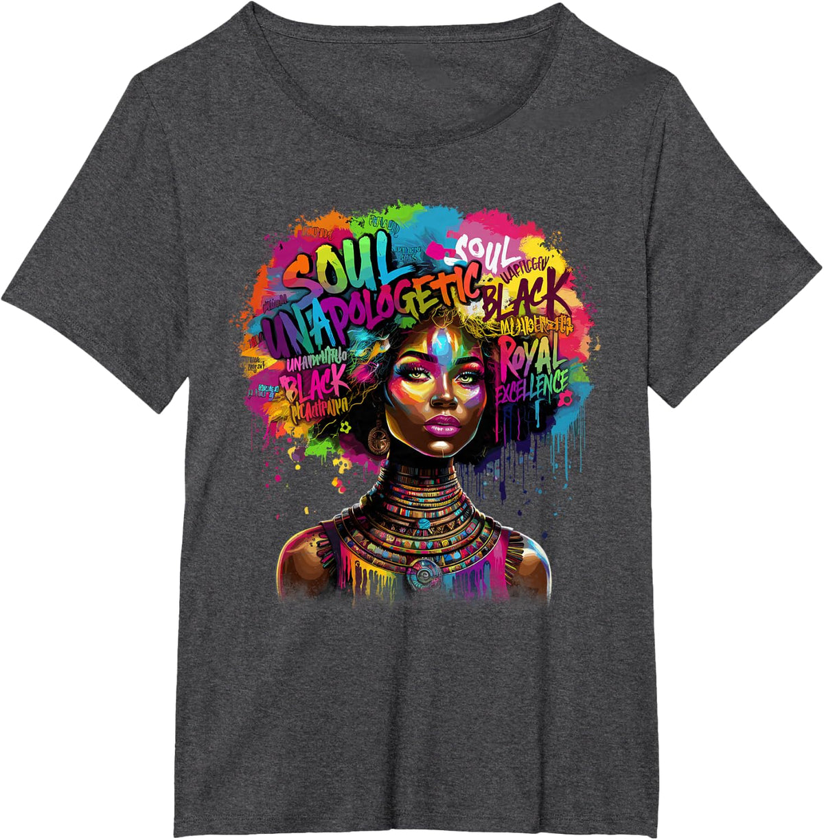 Black History Month African American Juneteenth Women T-Shirt - Dark Heather Grey