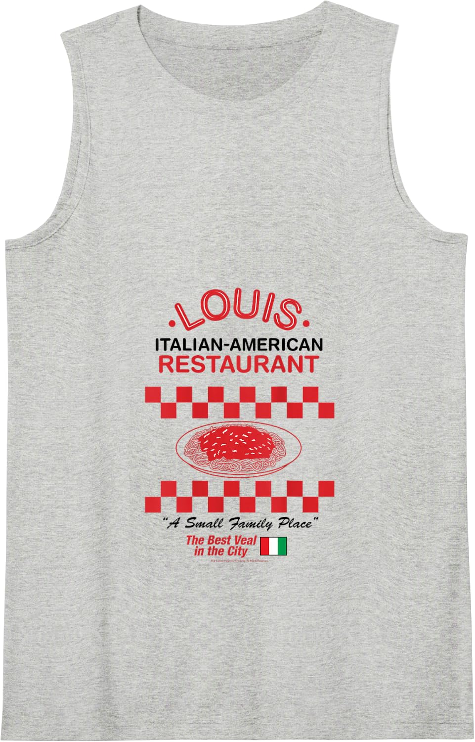 The Godfather Louis Italian-American Restaurant Tank Top - Heather Grey