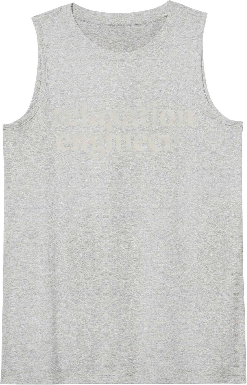 Relaxation Engineer Funny Massage Therapist Spa Therapy Sleeveless Tank Top - Heather Grey