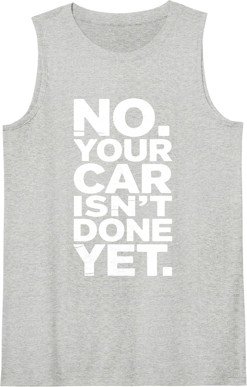 Auto Body Technician Art for Men Dad Auto Body Technician Sleeveless Tank Top - Heather Grey