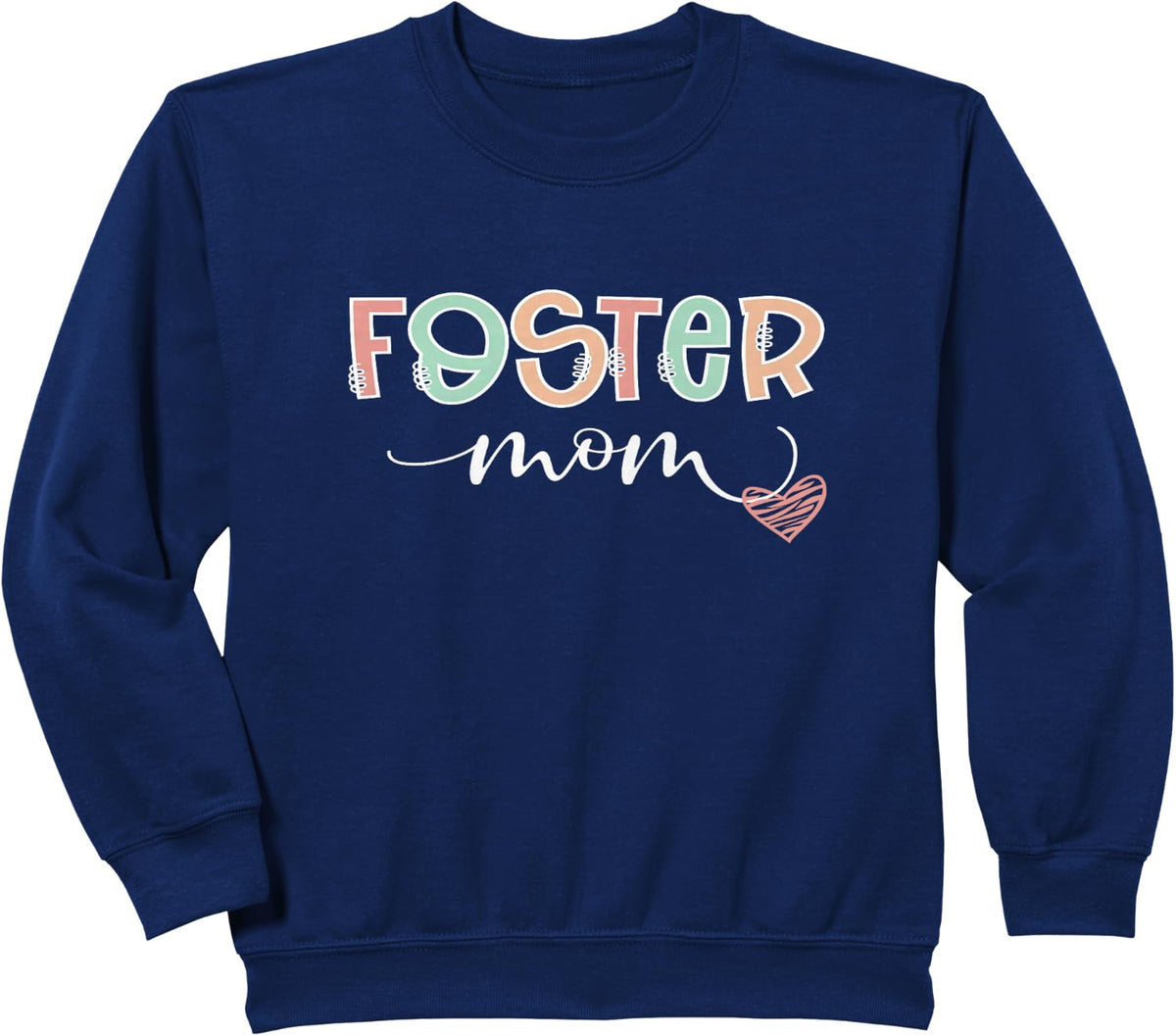 Foster Mom Sweatshirt - Navy Blue