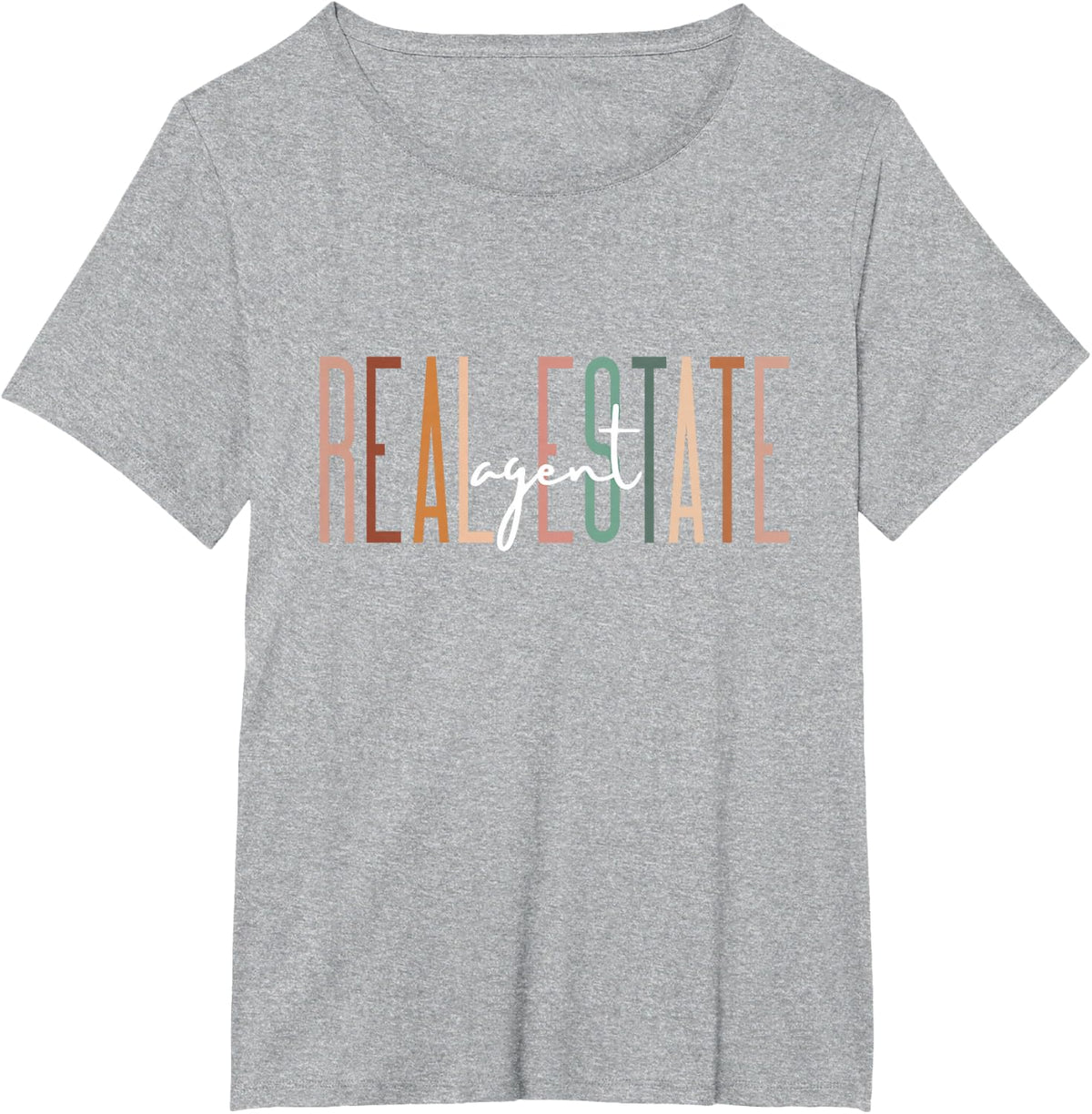 Real Estate Agent Investor Home Broker Tees T-Shirt for Realtors Men Women - Heather Grey