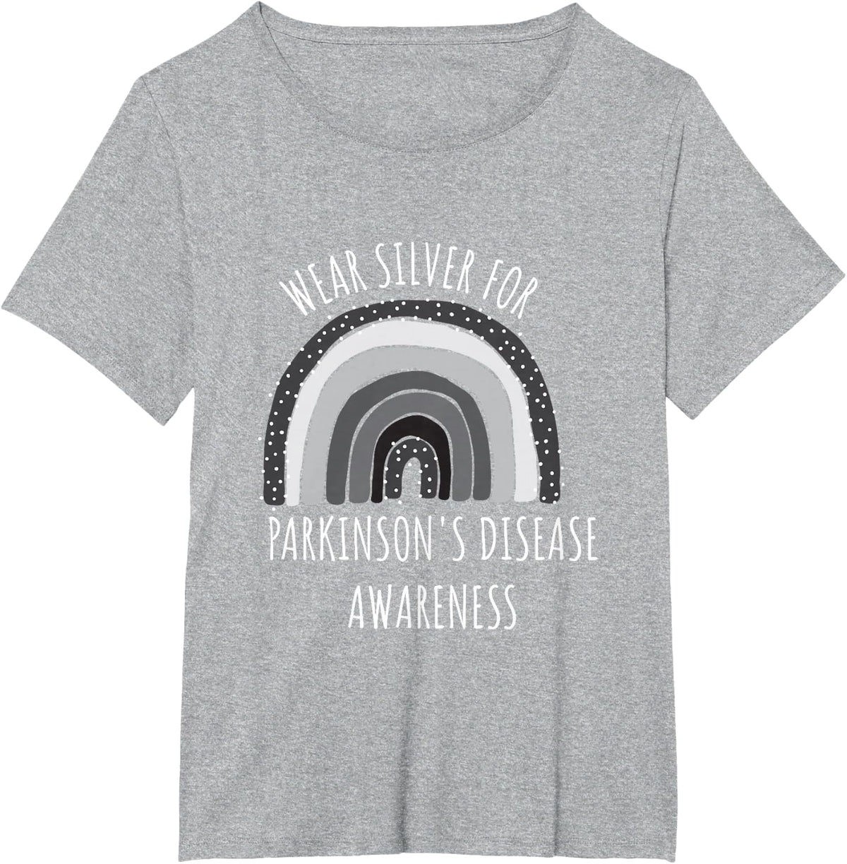 Wear Silver For Parkinsons Disease Awareness Month T-Shirt - Heather Grey