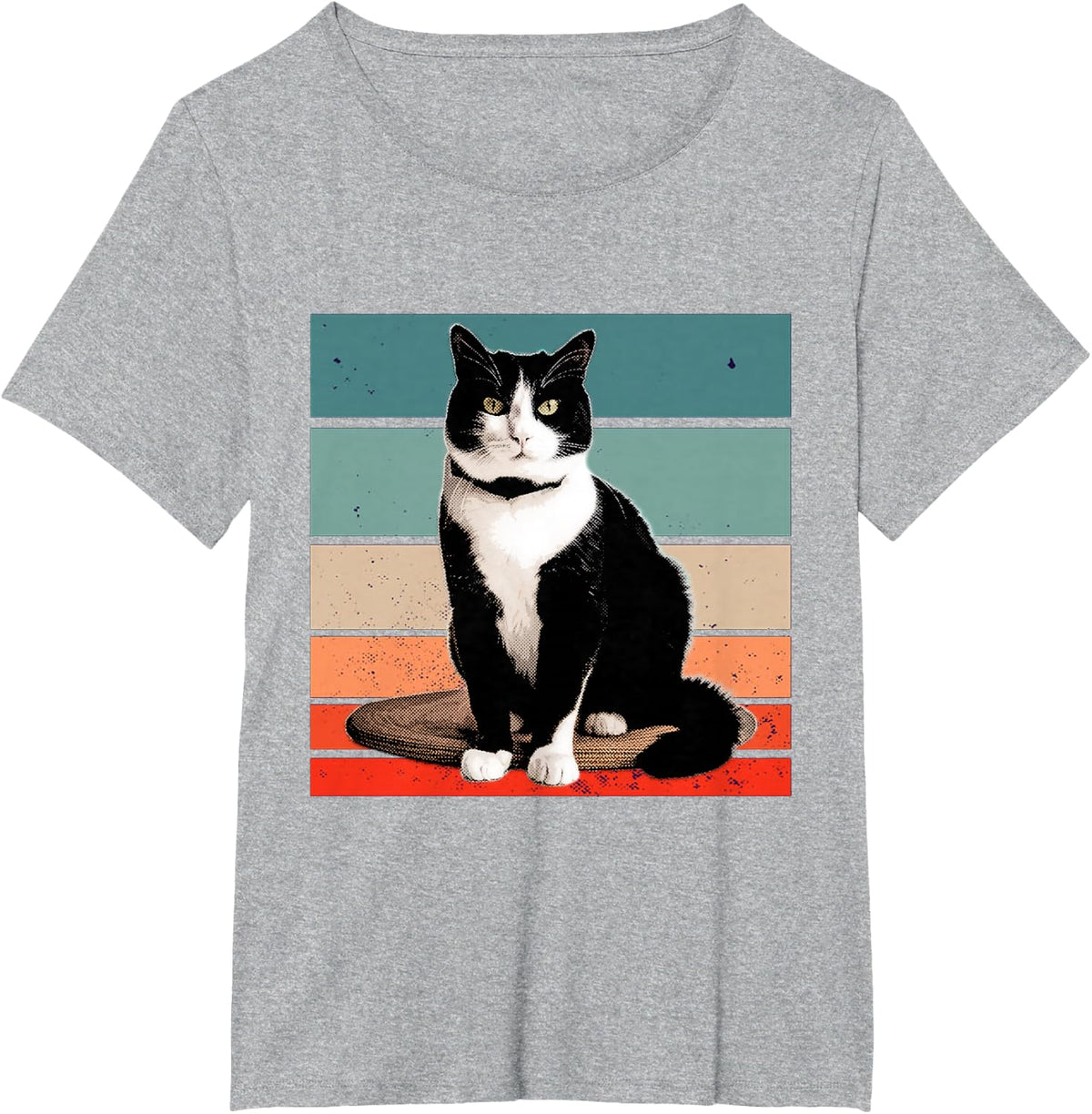 Tuxedo Cat Sophisticated Beauty Elegant T-Shirt - Heather Grey