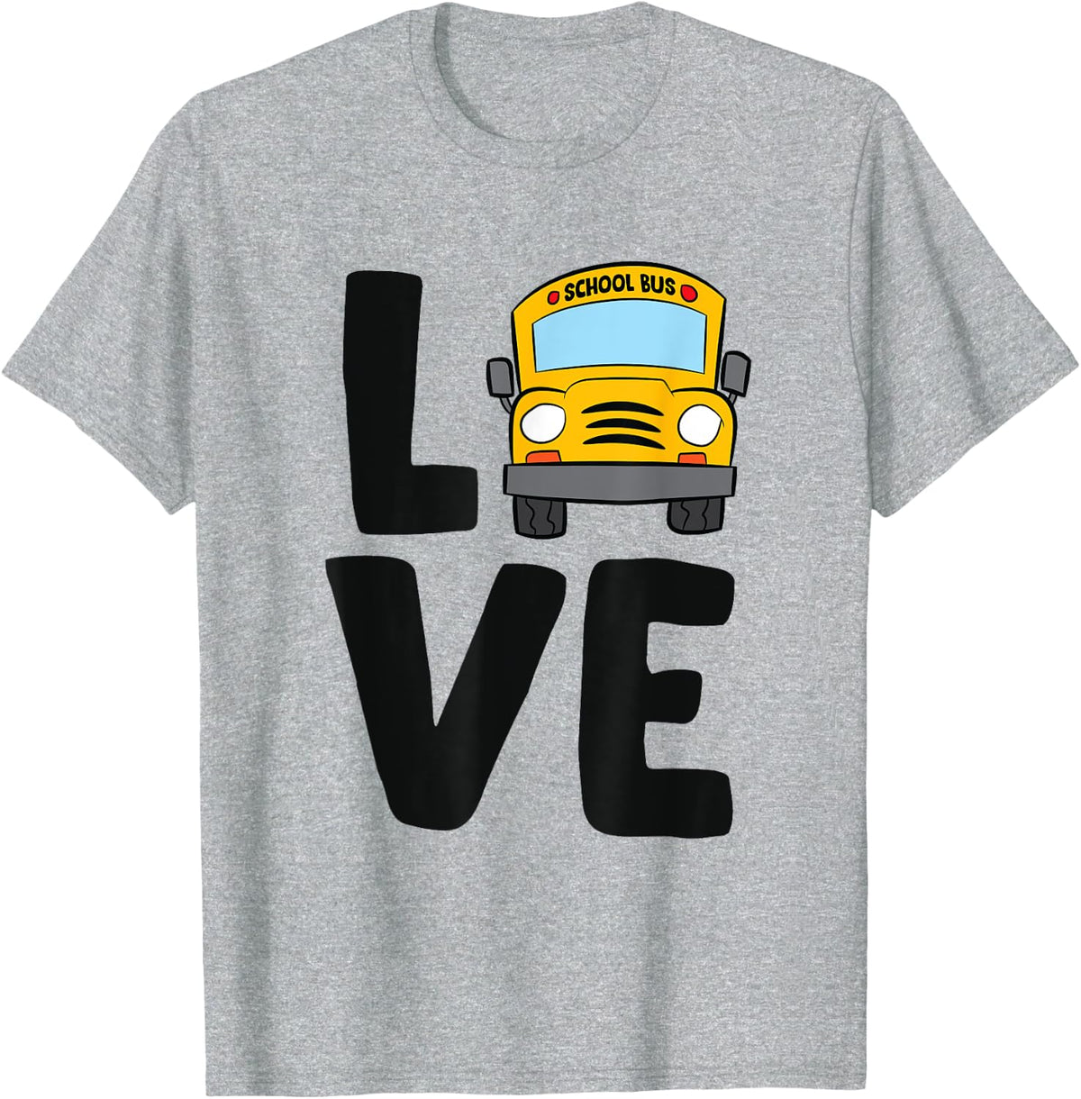 School Bus Driver Schoolbus Busdriver T-Shirt - Heather Grey