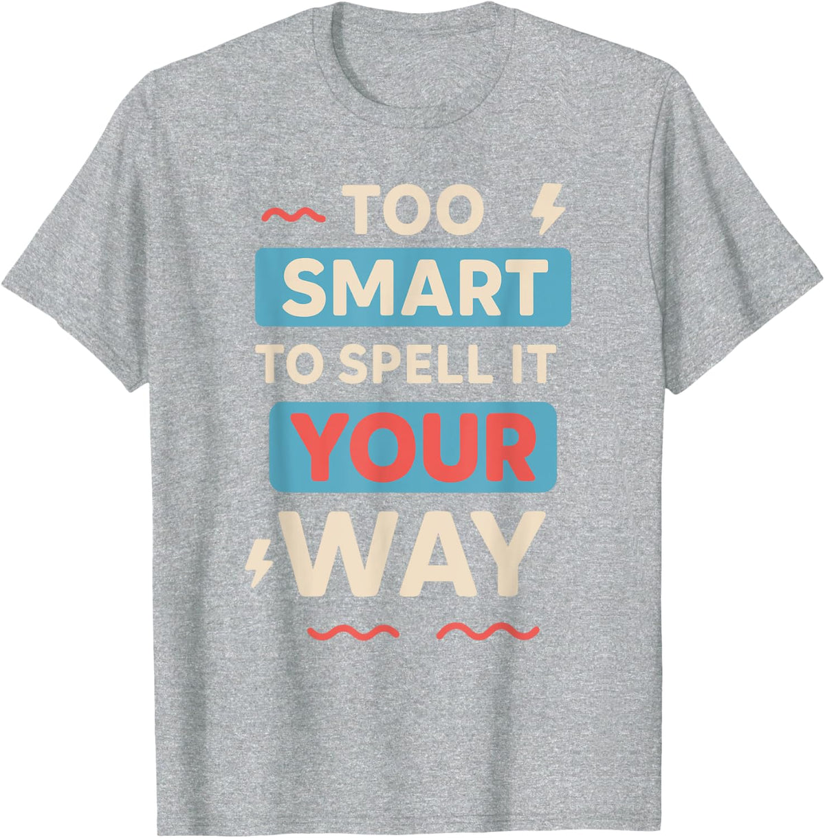 Dyslexia Awareness Neurodiverse Pride Learning Difference T-Shirt - Heather Grey