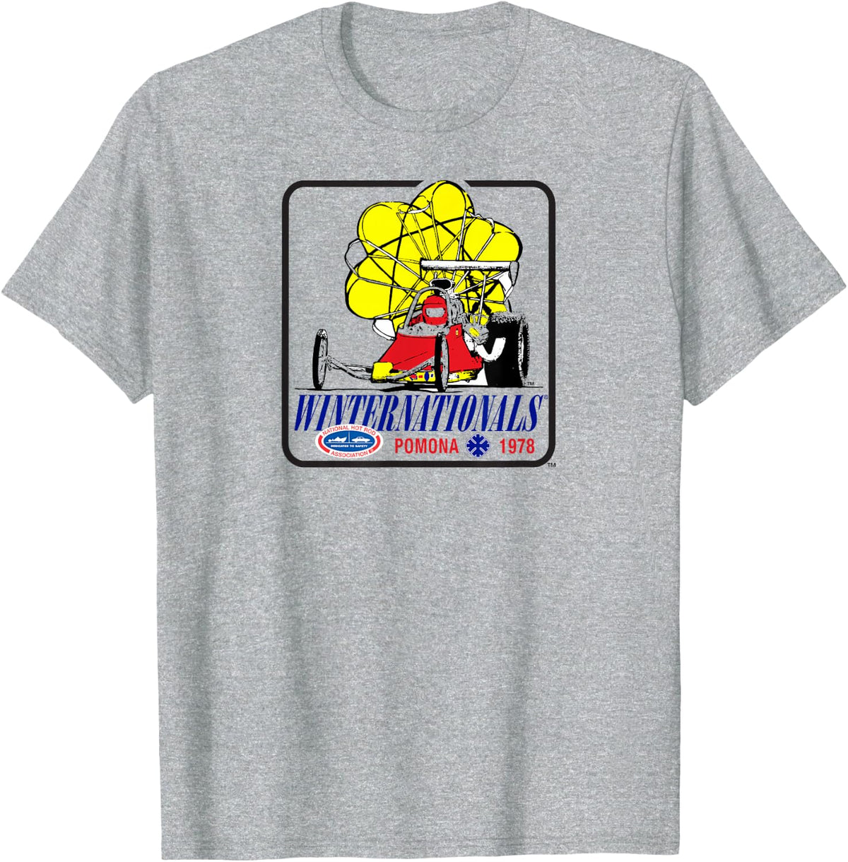 NHRA 1978 Winternationals t-shirt T-Shirt - Heather Grey