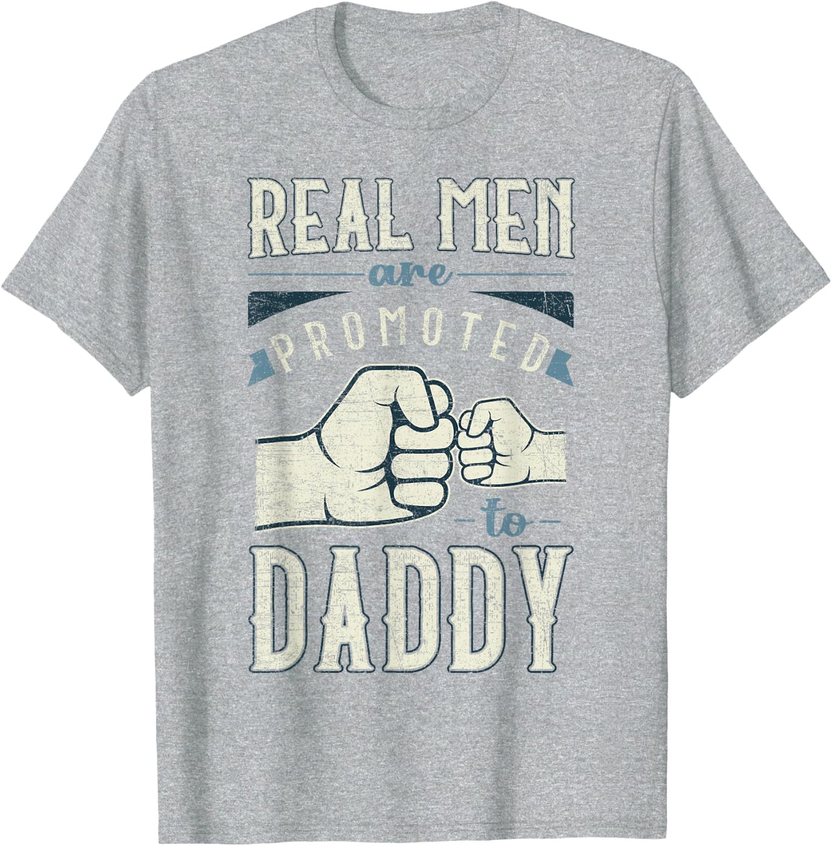 For Birth for Dad, New Dad, Dad Child T-Shirt - Heather Grey