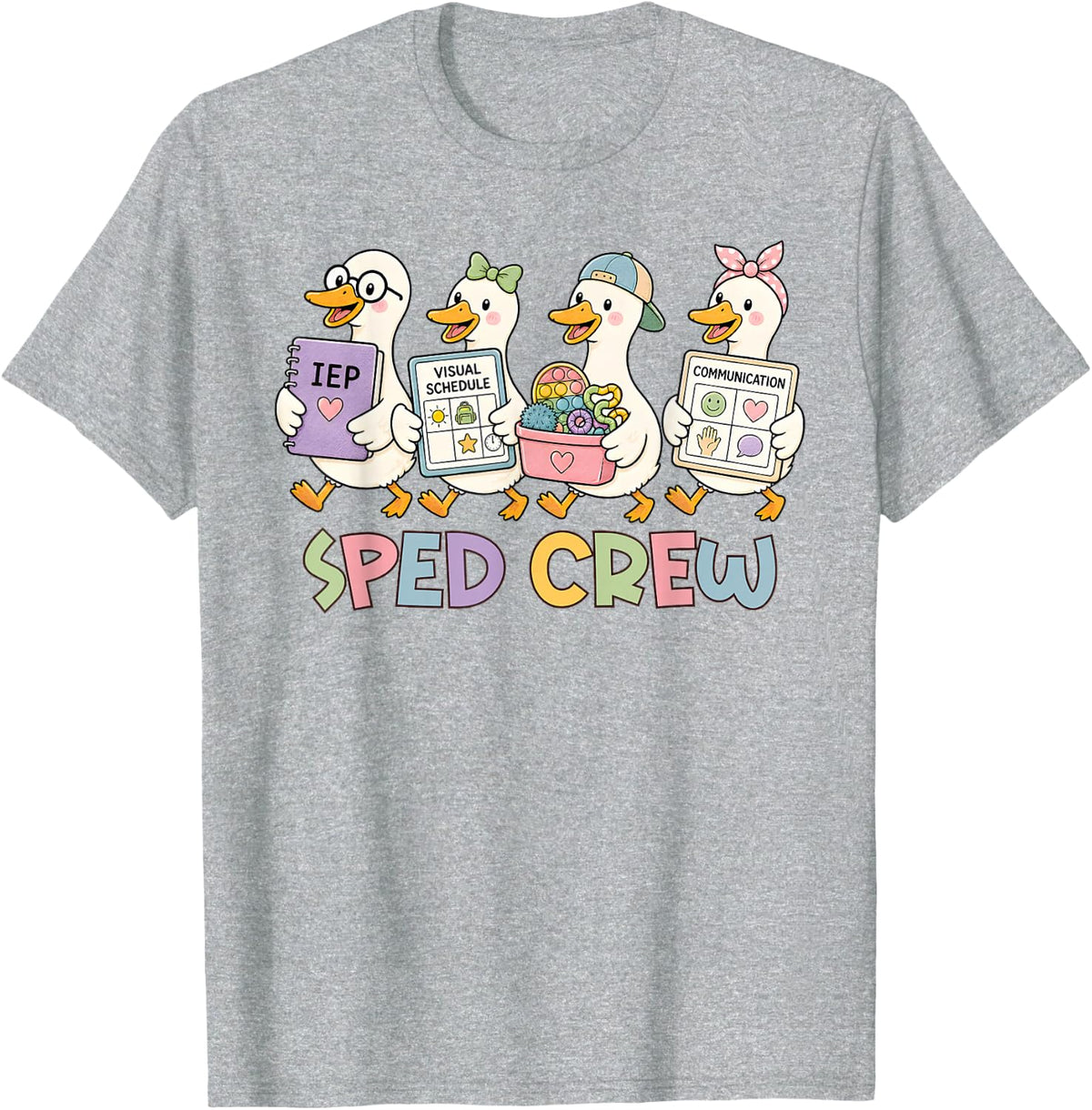 Ed Team T-Shirt - Heather Grey